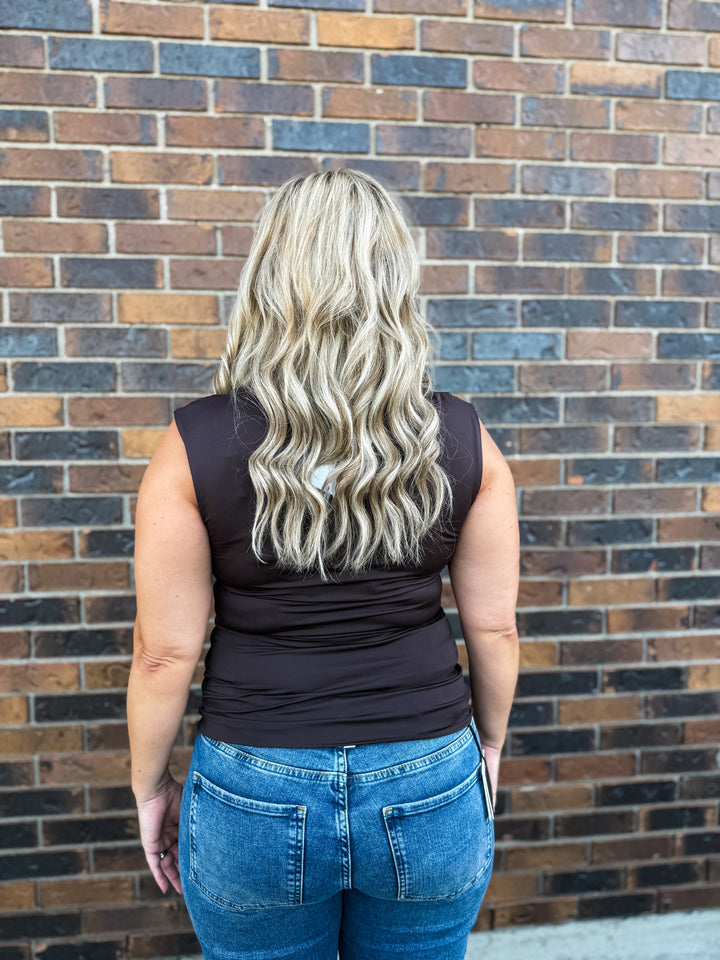 Roxi Tank - Brown