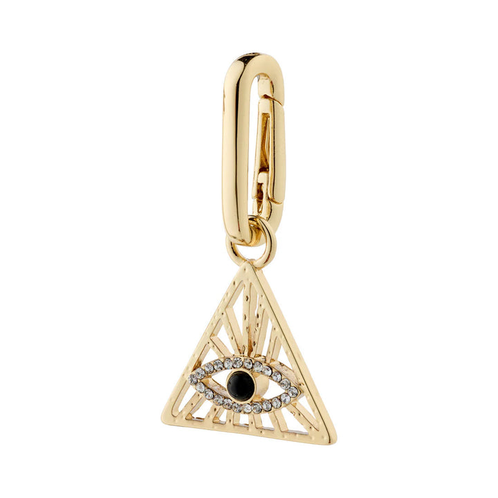 Evil Eye Triangle Charm Pendant