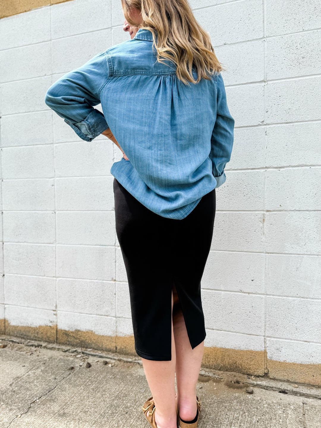 Washed Pocket Denim Shirt