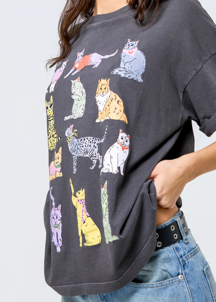 Cats Boyfriend Tee