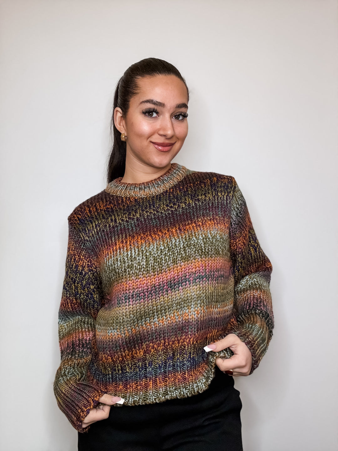 Chunky Multi-Color Sweater