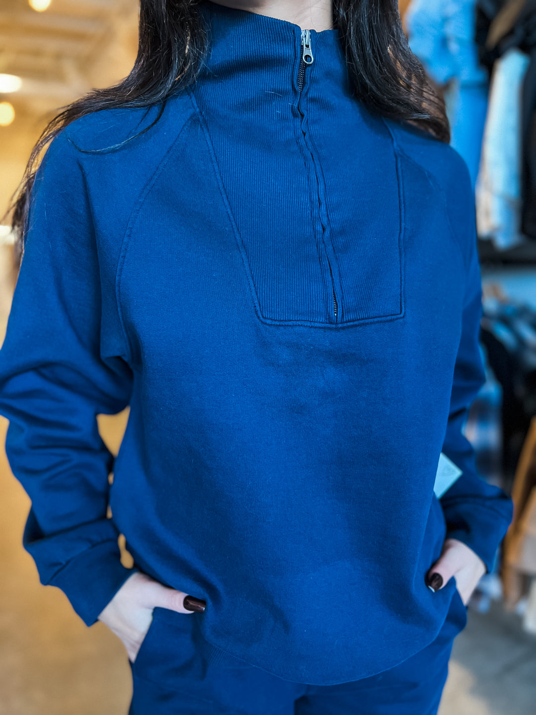 Maurica Half Zip - Ink