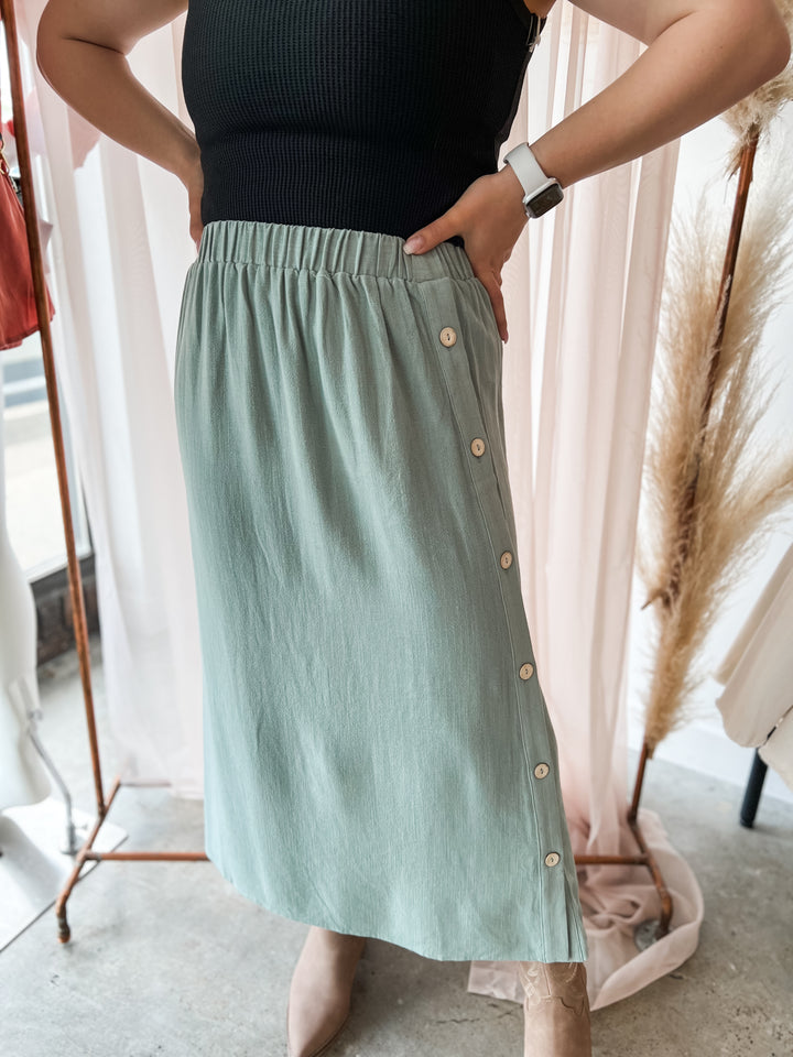 Botanical Midi Skirt