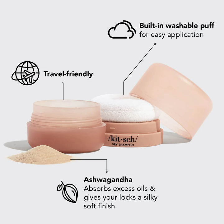 Rice Protein Dry Shampoo With Puff