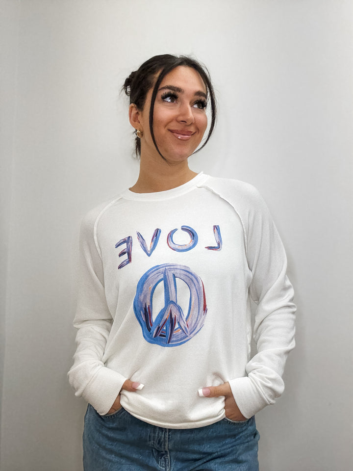 Peace and Love Sweatshirt
