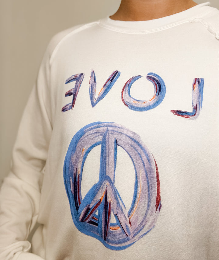 Peace and Love Sweatshirt