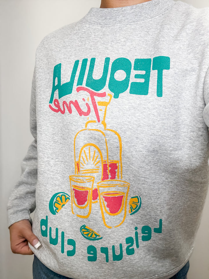 Tequila Time Oversized Sweatshirt