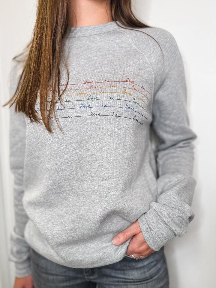 Love is Love Rainbow Sweatshirt