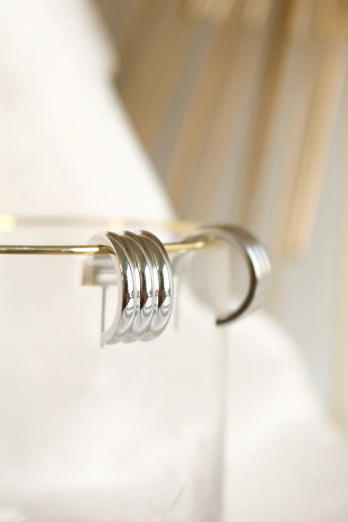 The McKenzie Earrings - Silver