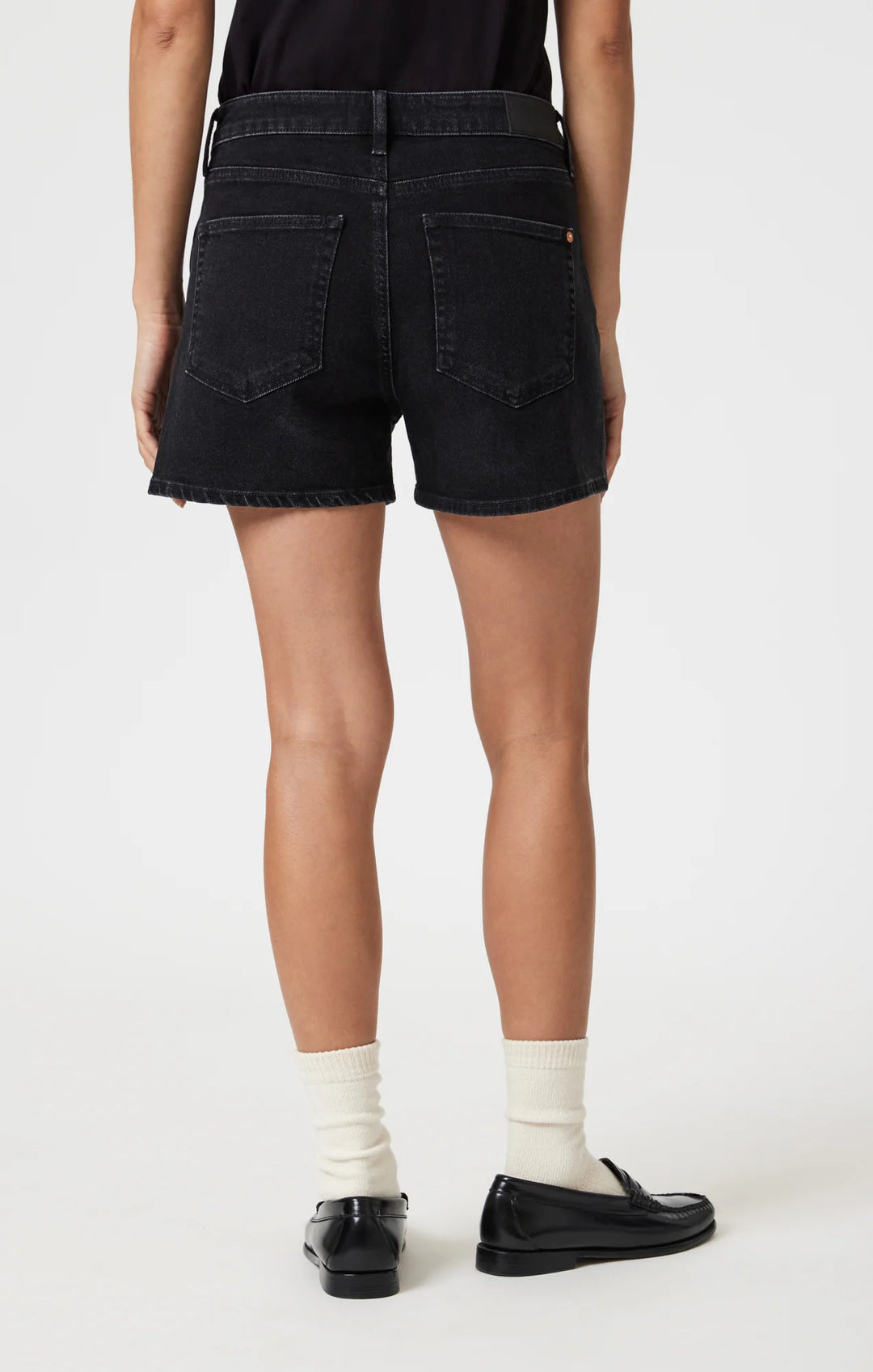 Heidi Dark Smoke Denim Shorts