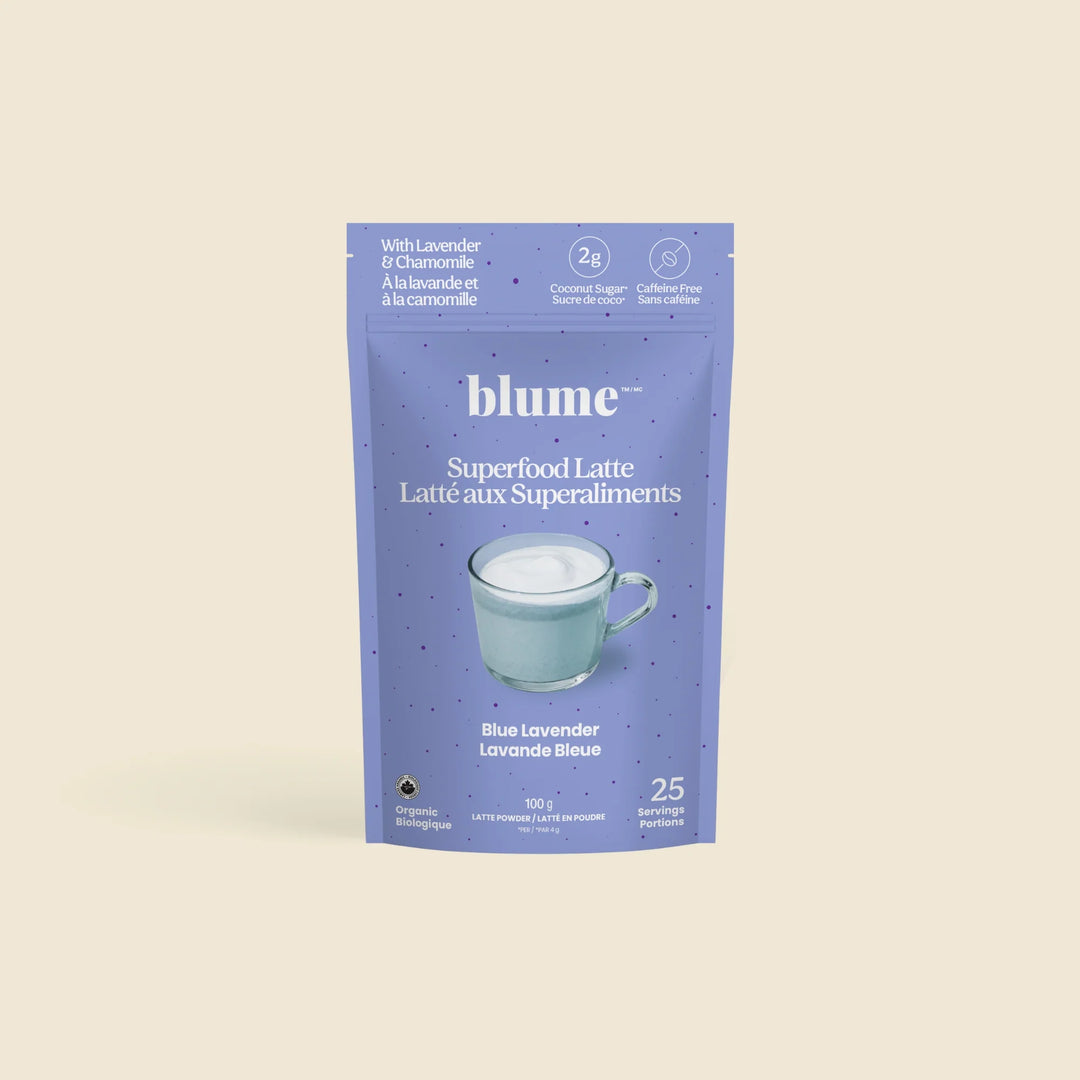 Superfood Latte Powder, Blue Lavender