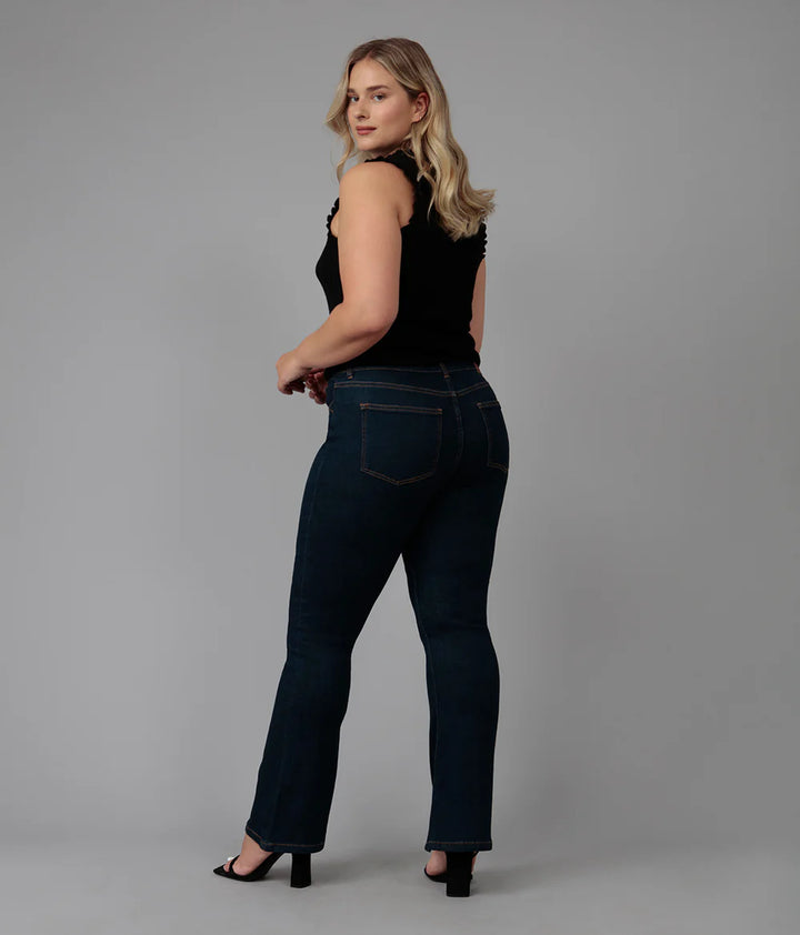 Alice Dark Rinse Blue Flare Jeans