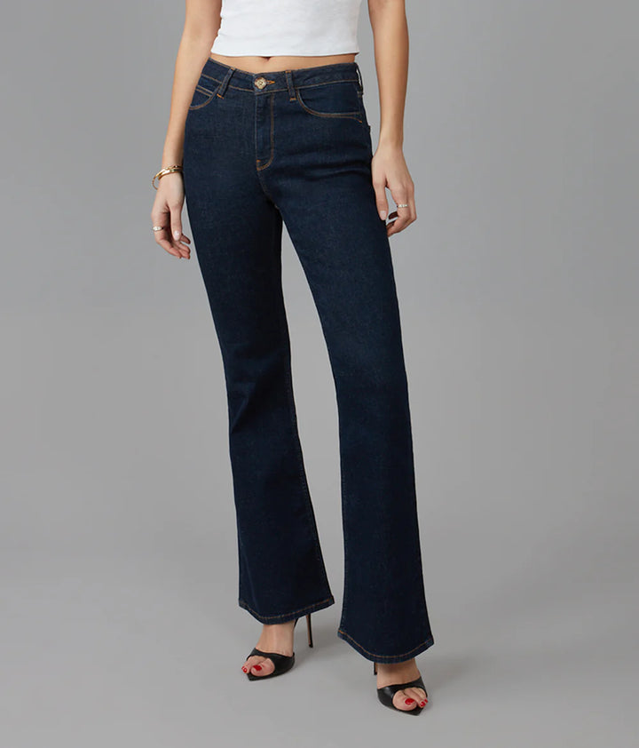 Alice Dark Rinse Blue Flare Jeans