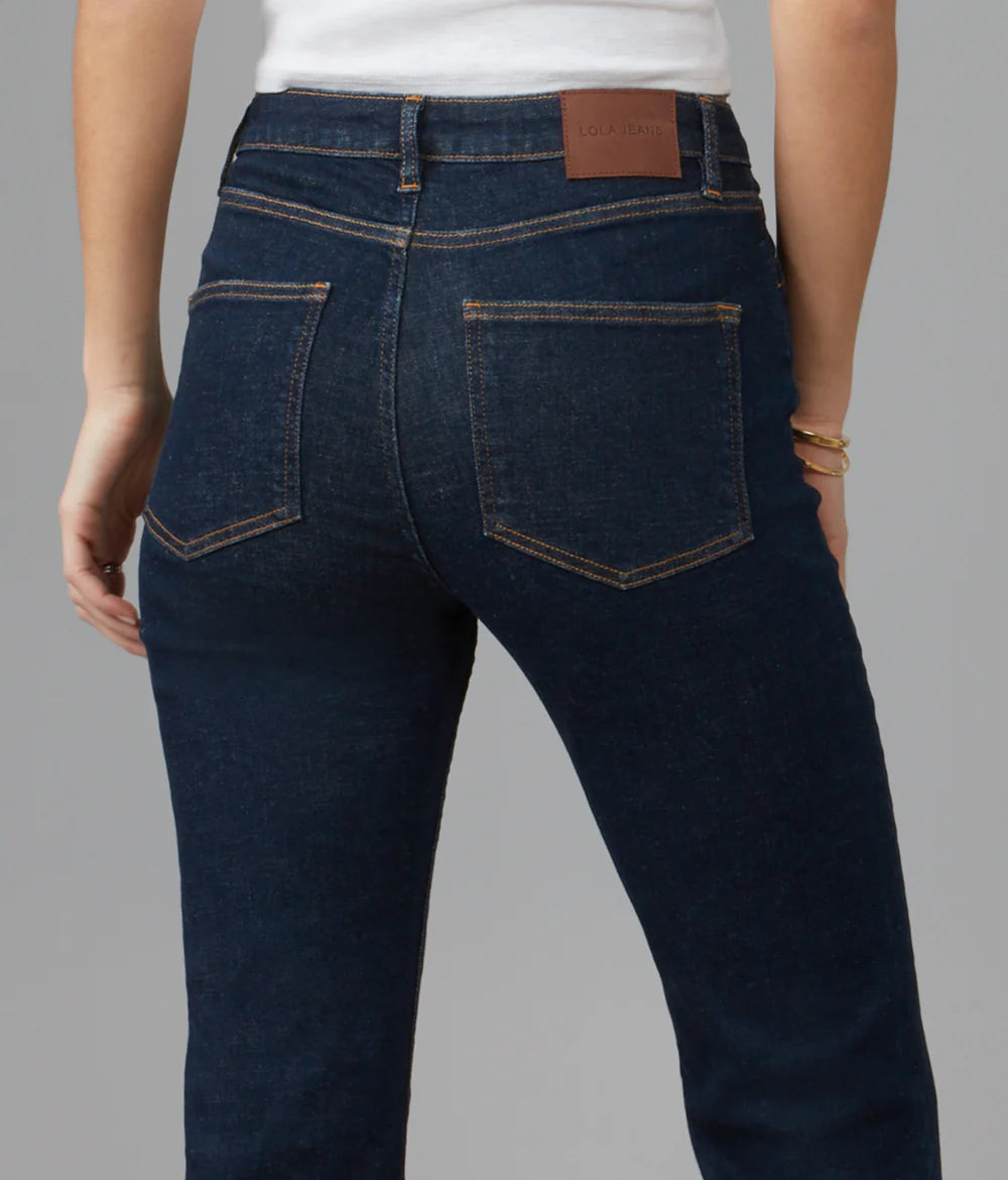 Alice Dark Rinse Blue Flare Jeans