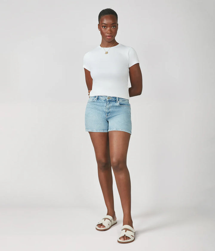 Liana Denim Shorts - Crystal Blue