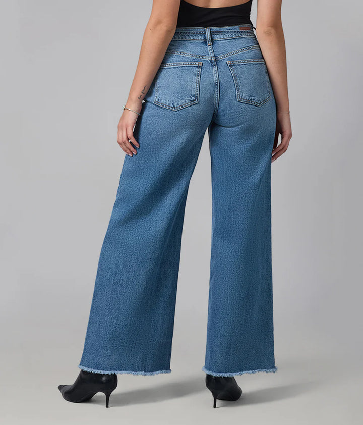 Milan Wide Leg Jeans - Divine Blue