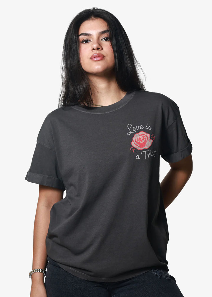 Love Is A Trip Boyfriend Tee