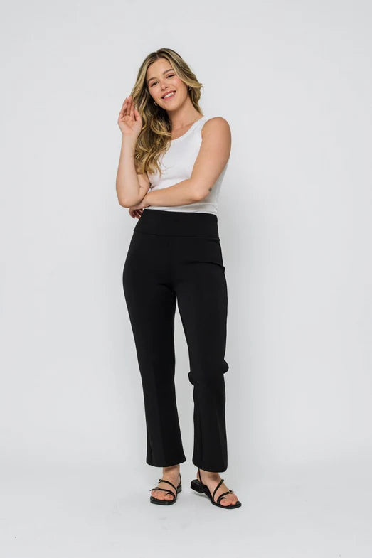 Allie Cropped Pants - Black