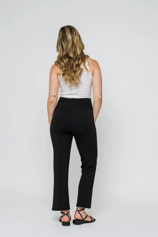 Allie Cropped Pants - Black