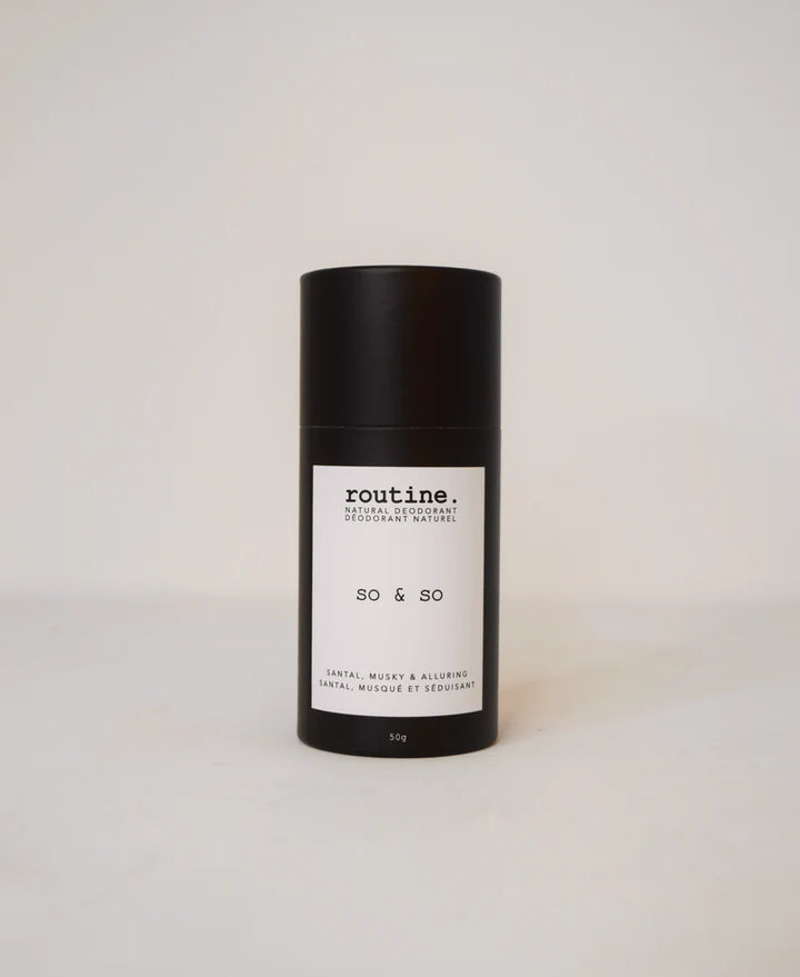 Routine Natural Deodorant - So & So STICK