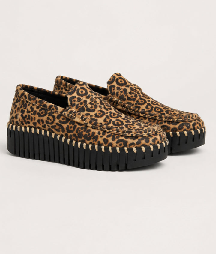 Tulip Leopard Loafers