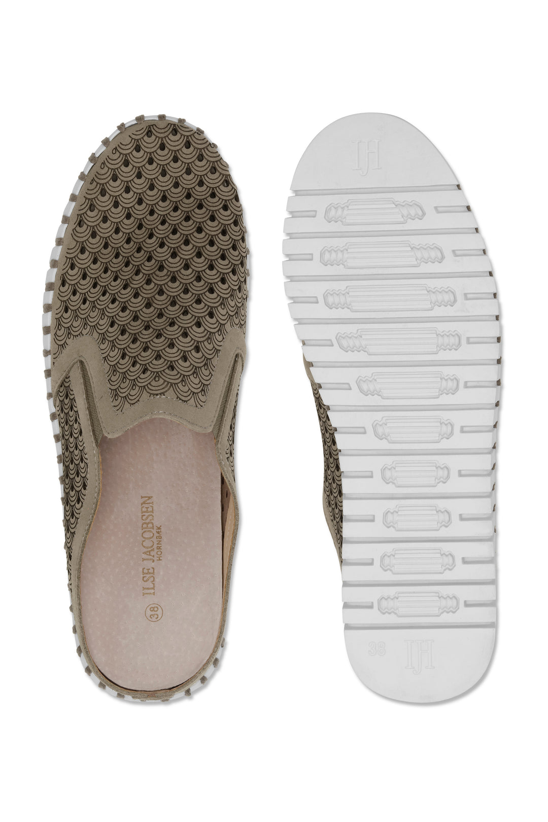 Tulip Slip On Mule - Grey