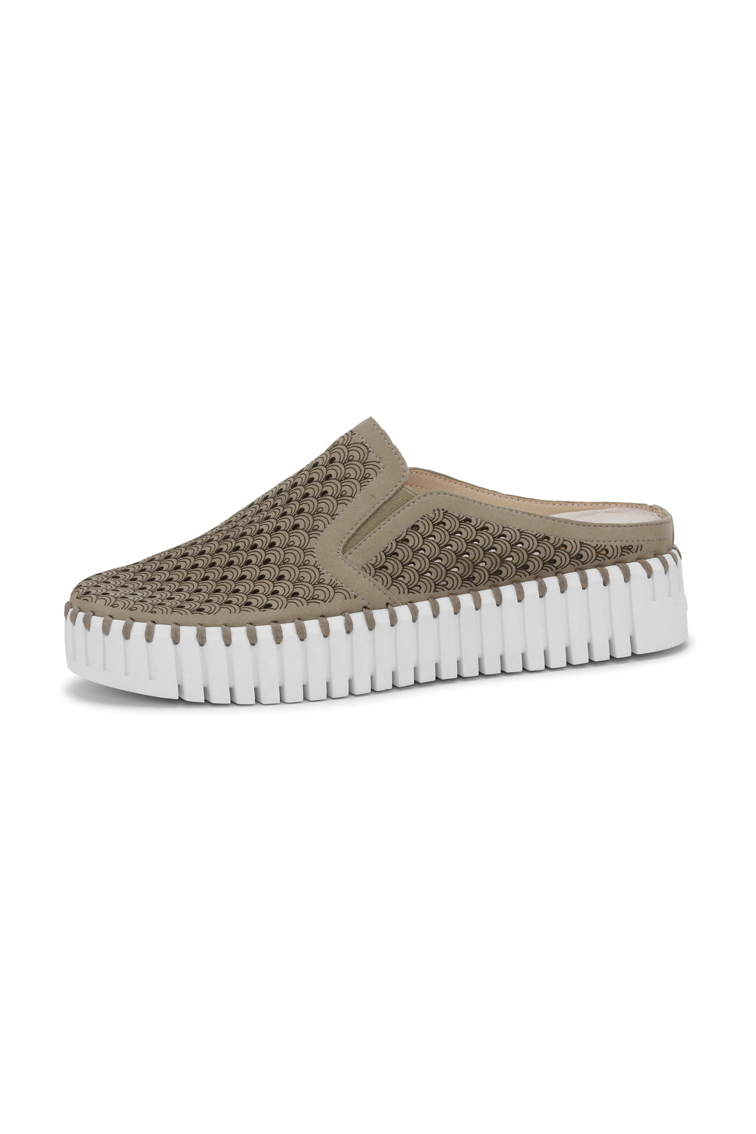 Tulip Slip On Mule - Grey