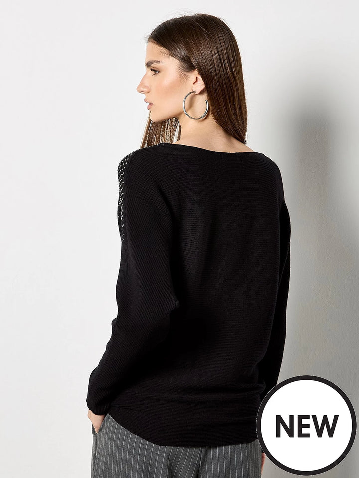 Sparkle Batwing Sweater