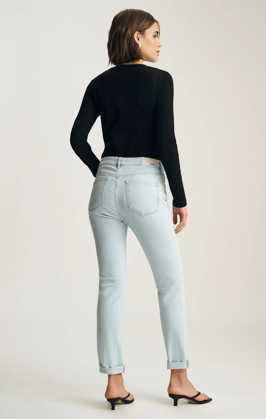 Kathleen Bleached Feather Blue Jeans