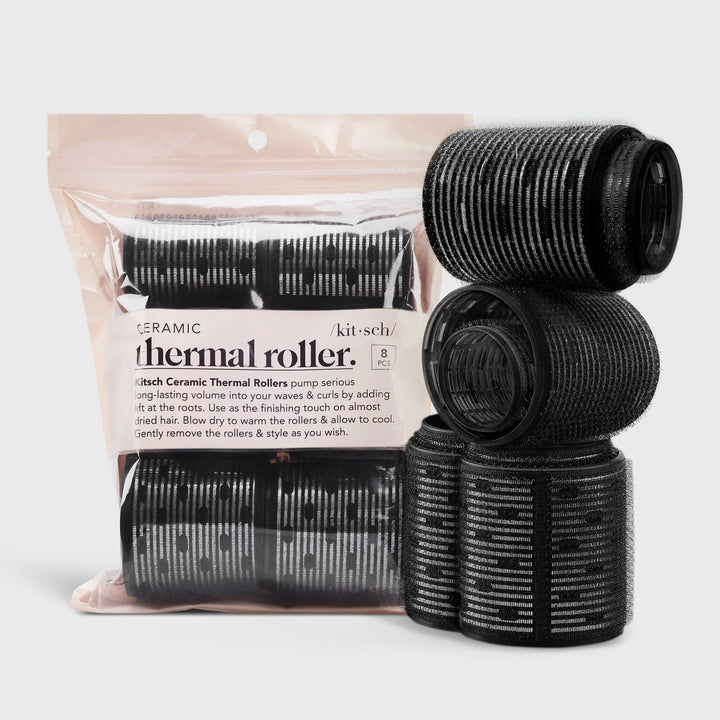 Ceramic Hair Rollers - 8pc Variety Pack