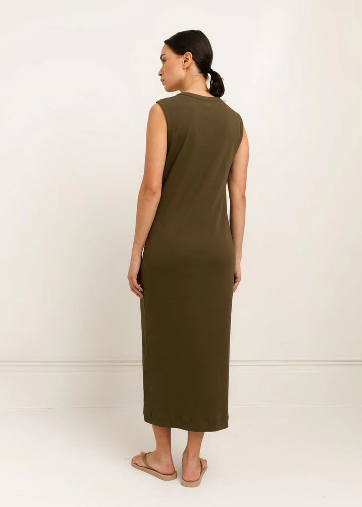 Camilla Midi Dress - Olive