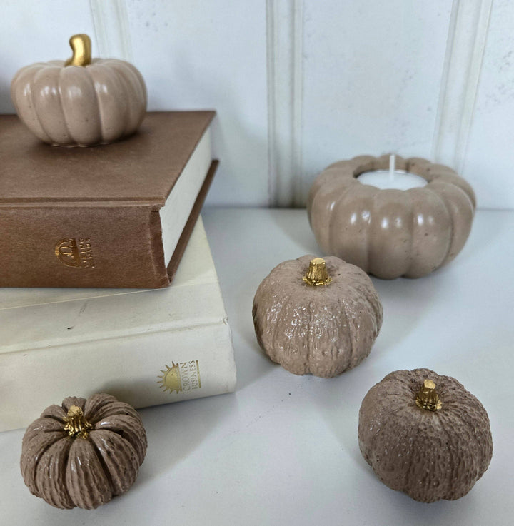 Mini Pumpkin Decor - Brown