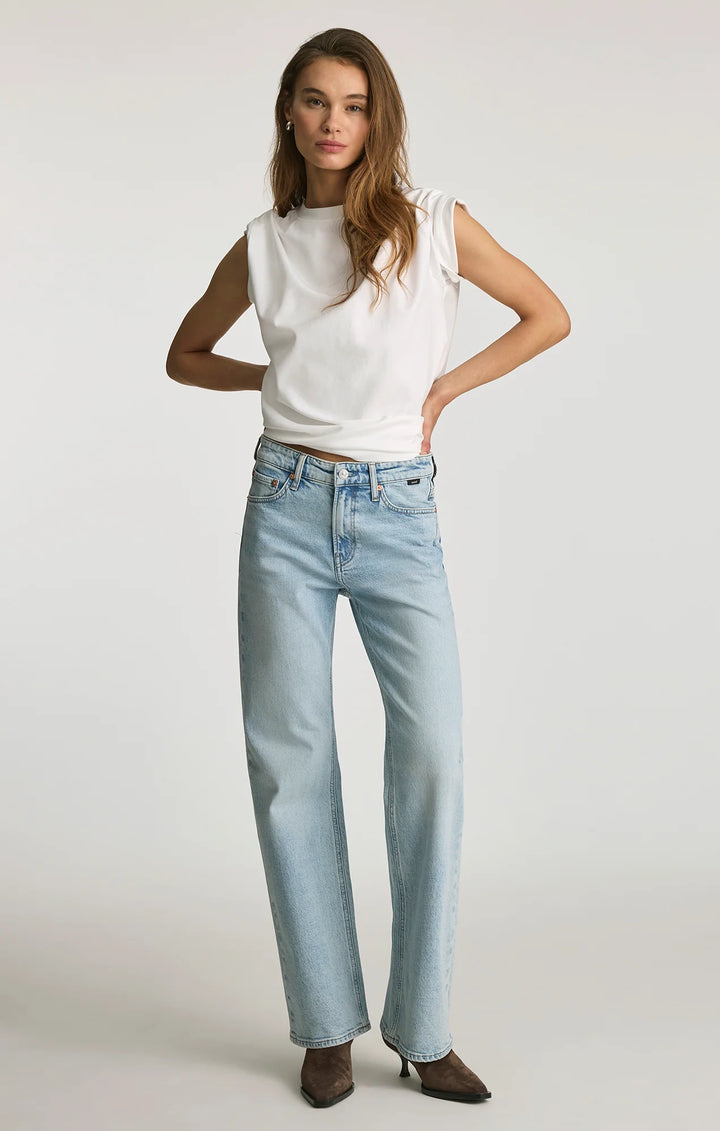 Taylor Light Brushed Classic Blue Jeans