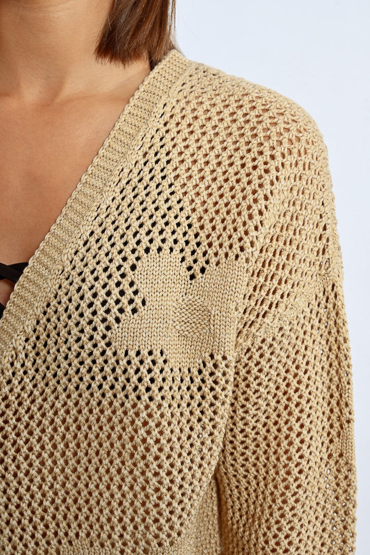 Crochet Flower Cardigan