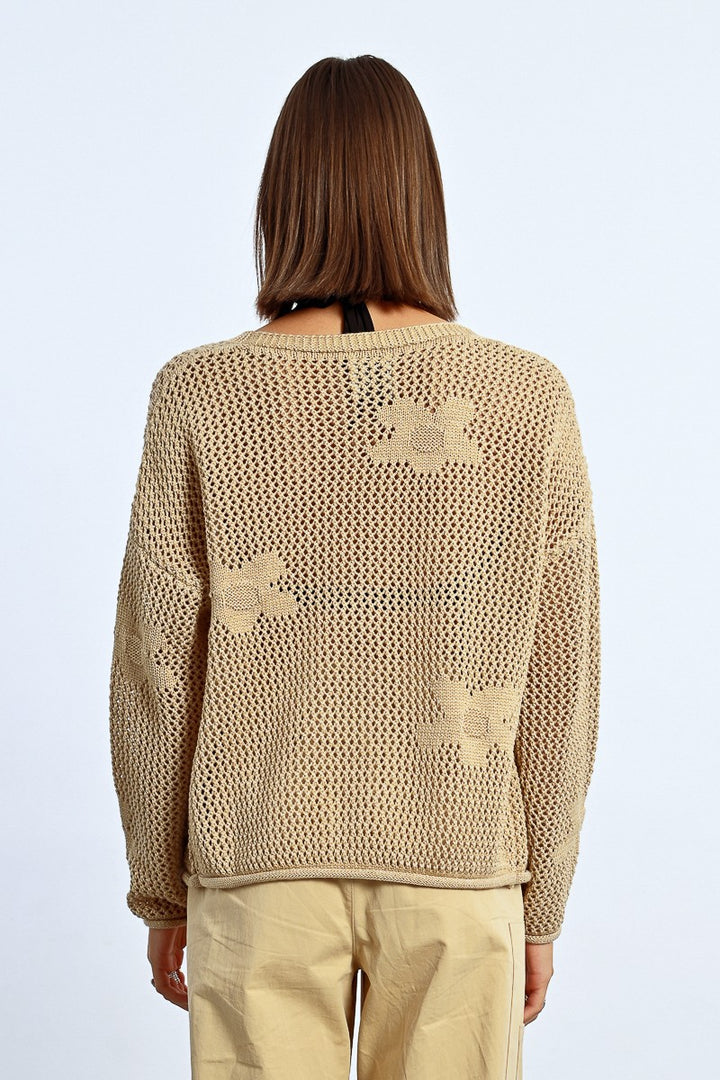 Crochet Flower Cardigan