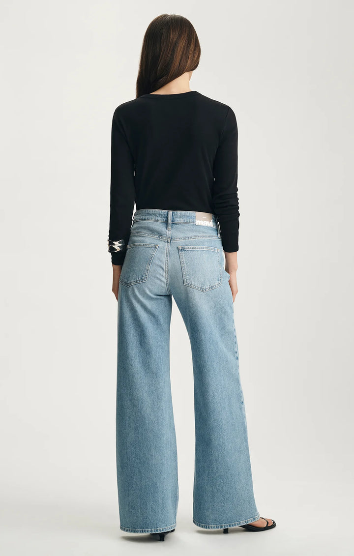 Florida Light Bleached Classic Blue Jeans