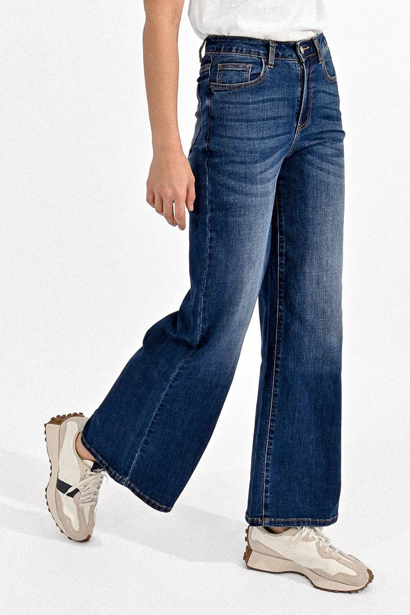 Molly Wide Leg Jeans - Brut Denim