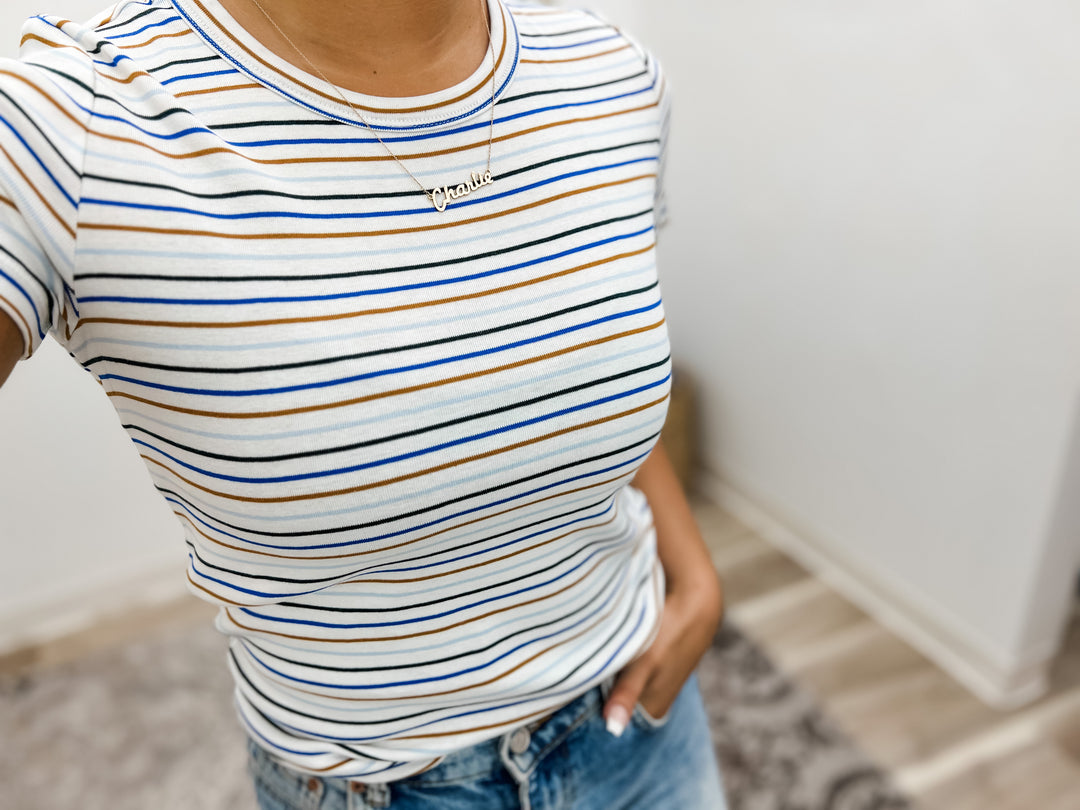 Striped Organic Cotton Tee