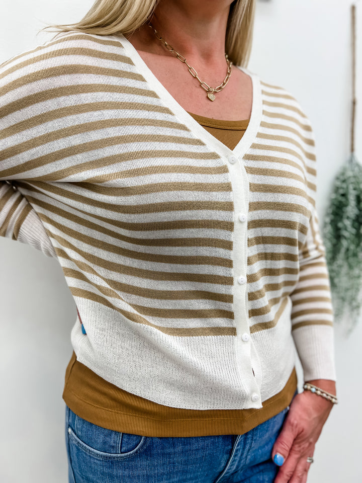 Vashti Striped Cardigan