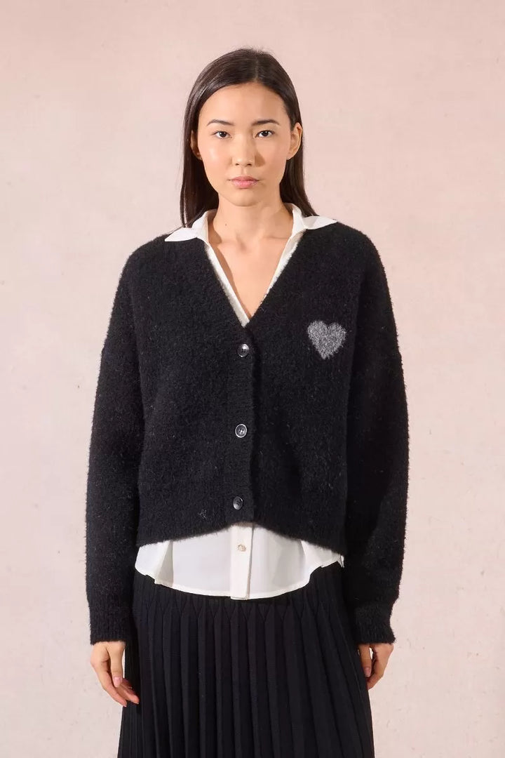 Heart Detailed Cardigan