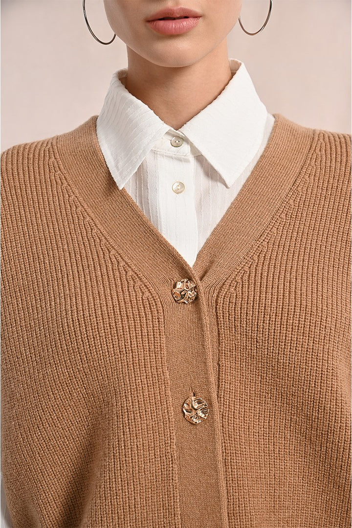 Oversized Knit Vest