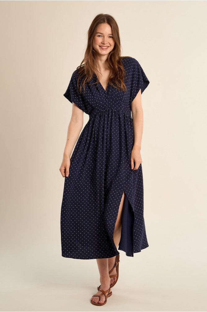 Polka Dot Maxi Dress