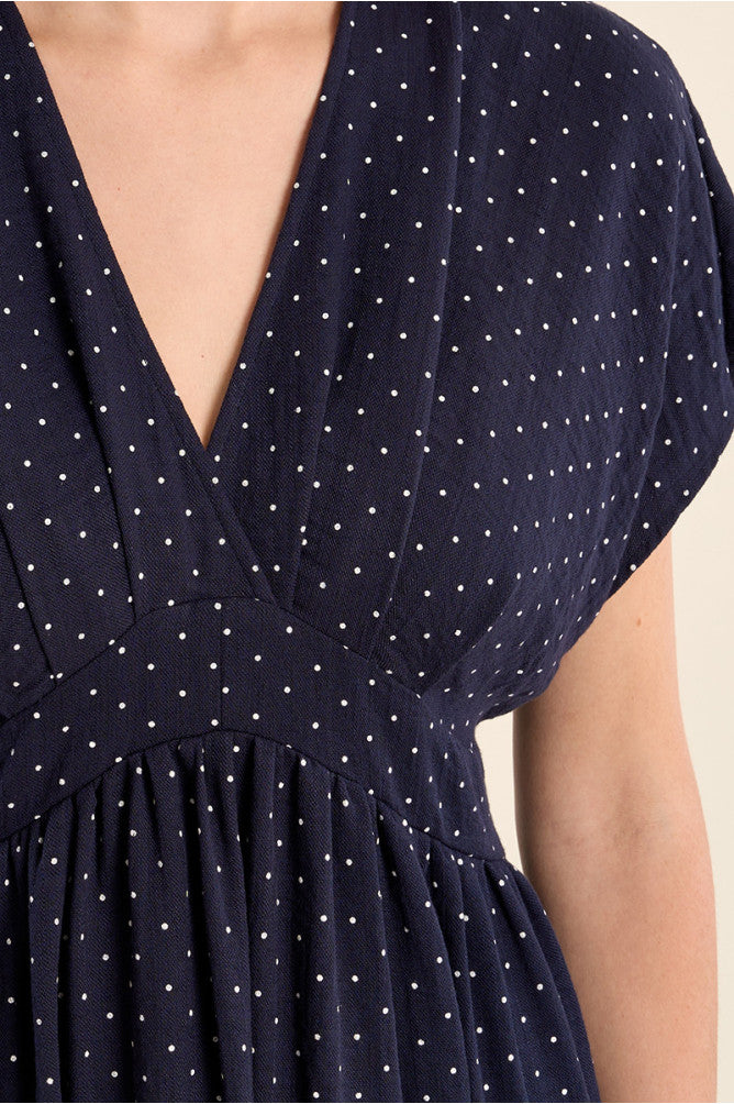 Polka Dot Maxi Dress