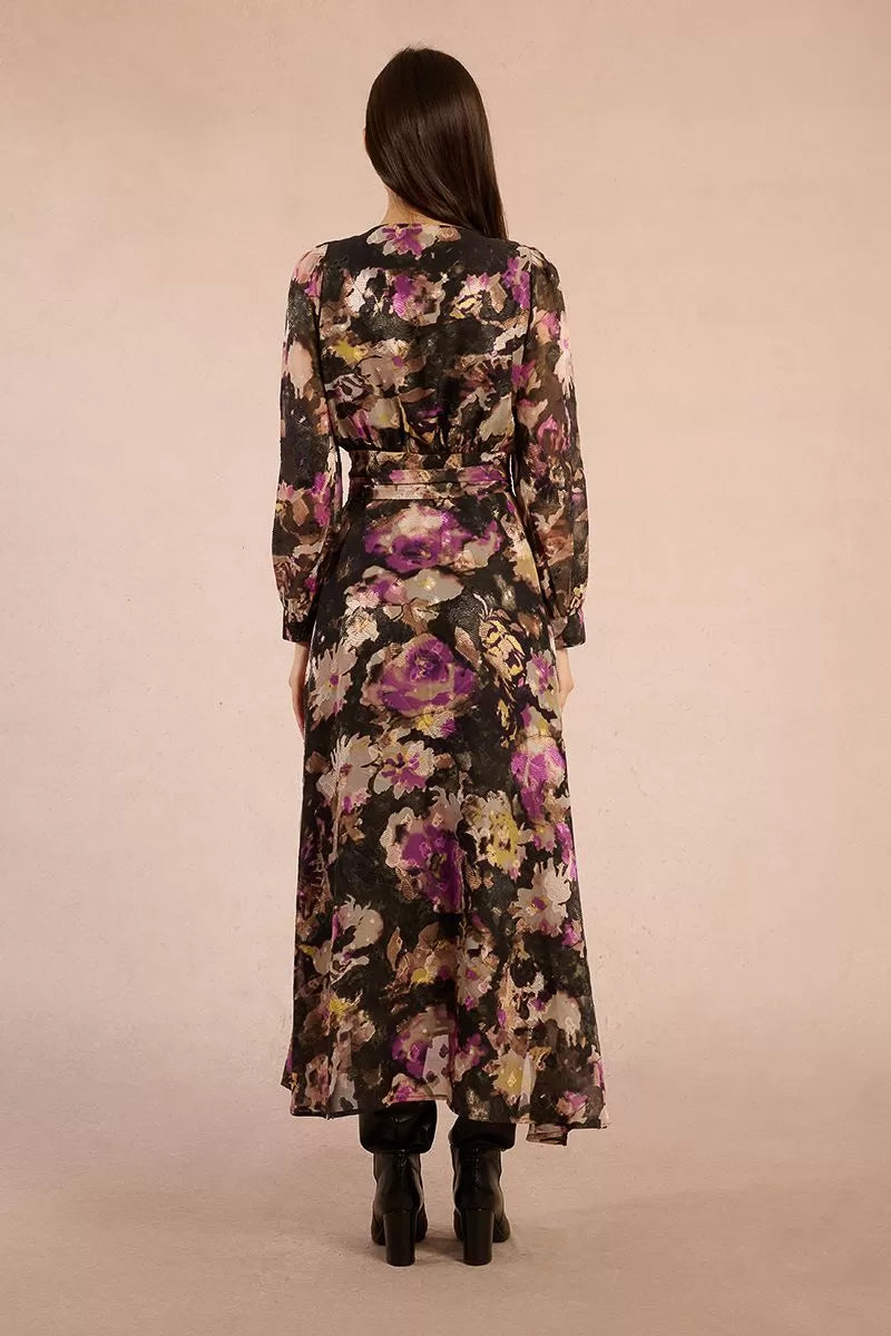 Floral Wrap Maxi Dress