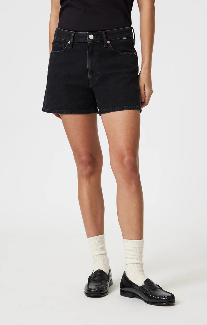 Heidi Dark Smoke Denim Shorts