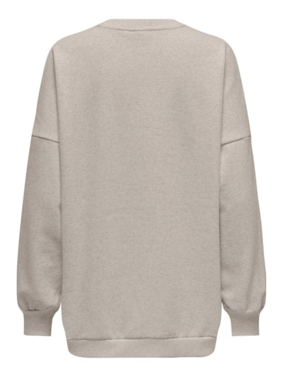 Daze Oversized Crewneck - Pumice Stone