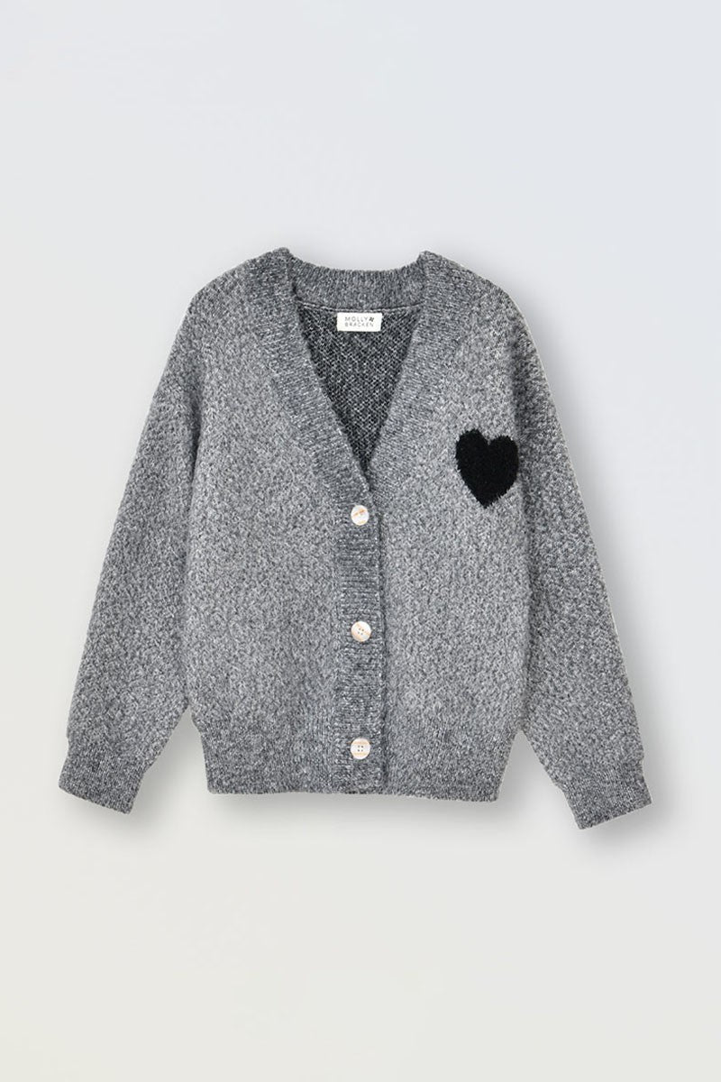 Girls Cardigan With Heart