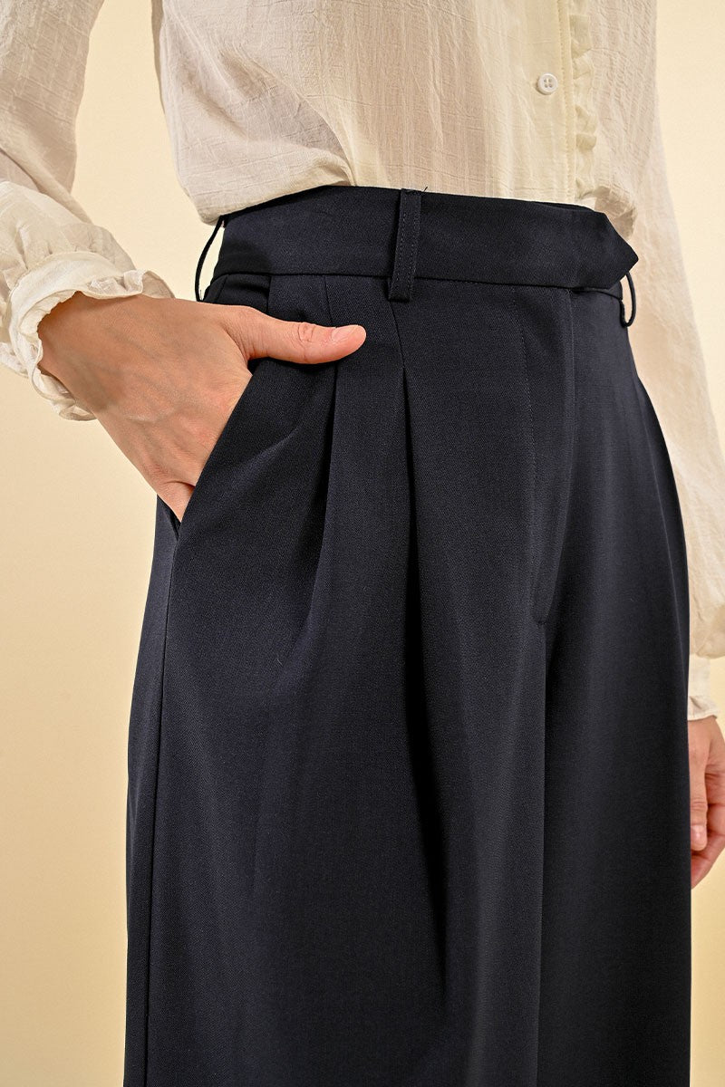 Palazzo Pants - Navy