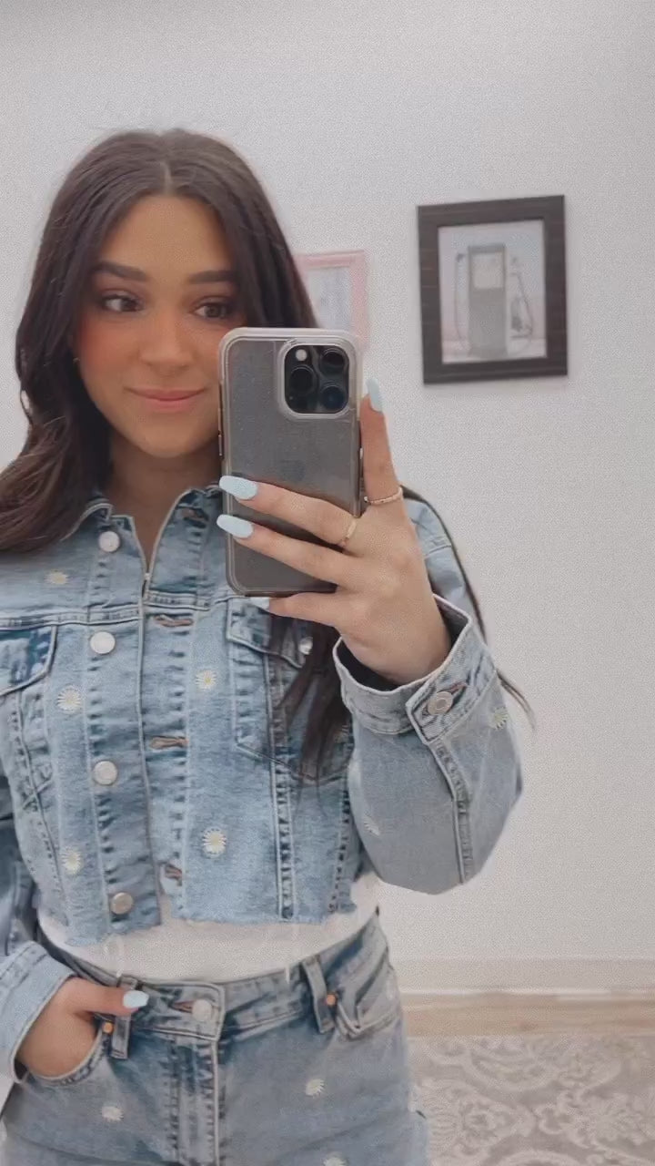 Brenda Daisy Denim Jacket