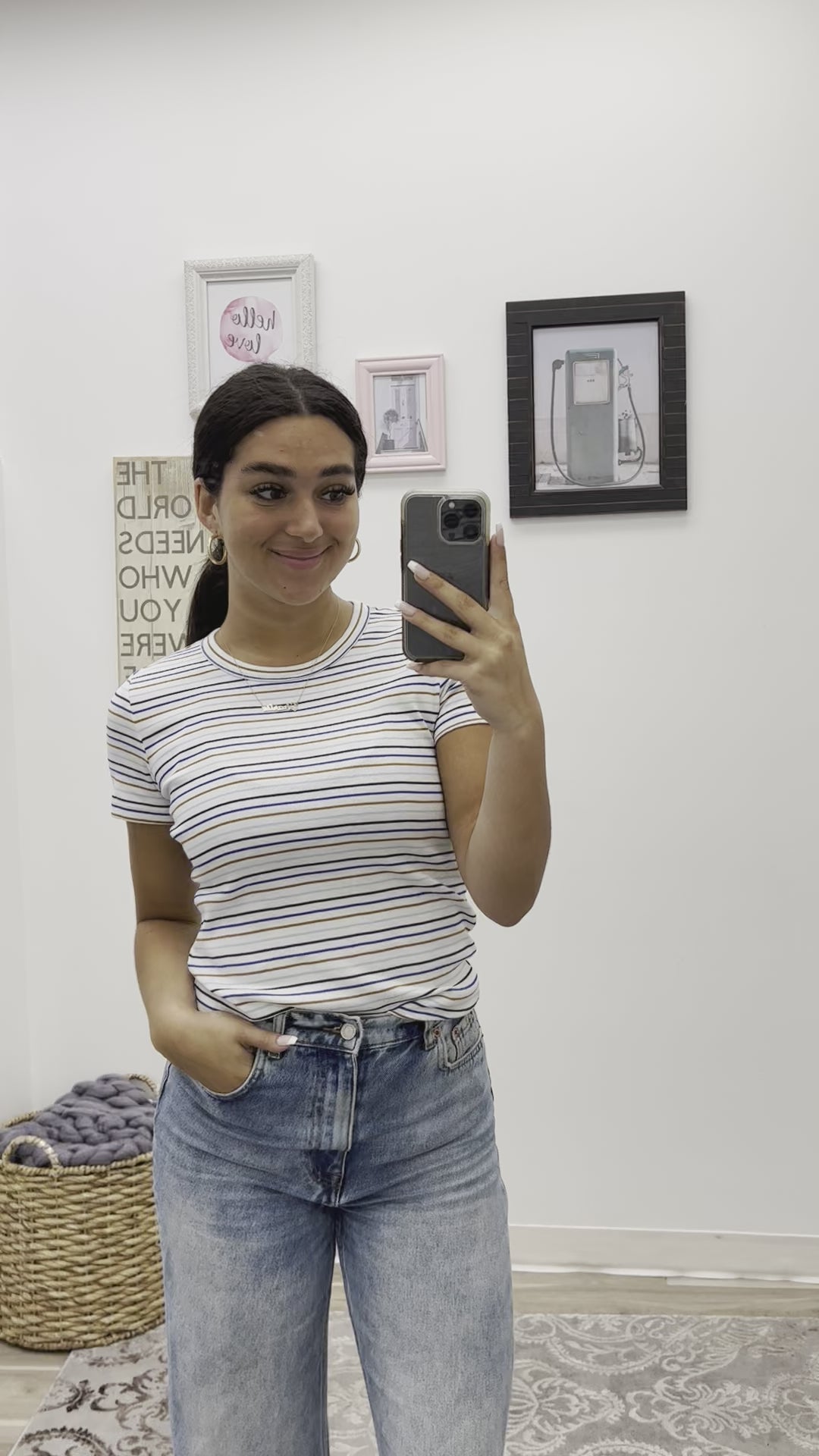 Striped Organic Cotton Tee